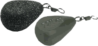 Relix flat pear carp leads